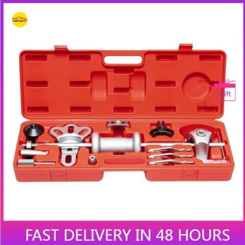16PC Slide Hammer Puller Set/Heavy Duty Steel Slide Hammer Pilot Bearing Removal Tool Set