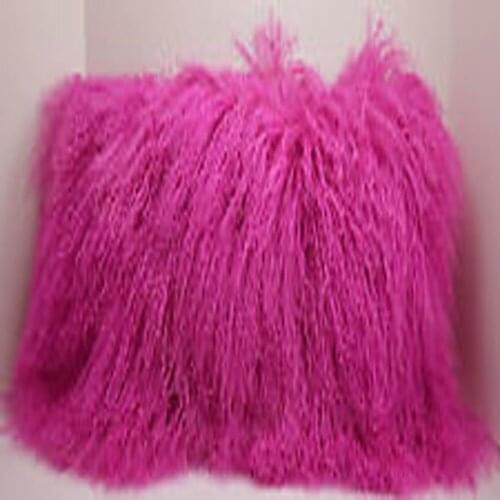 Real Mongolian Fur Cushion Cover Tibetan Lamb Pillow Covers Decrative Throw Pillows Chair Pillowcase