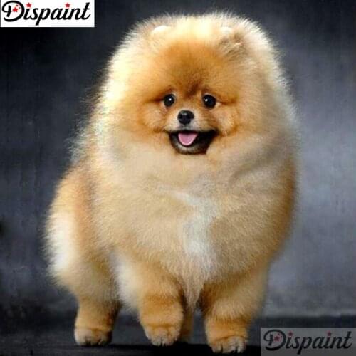 Dispaint Diamond Painting Full Square/Round Drill 5D DIY "Animal dog" Daimond Embroidery Rhinestone Cross Stitch Decor A11907