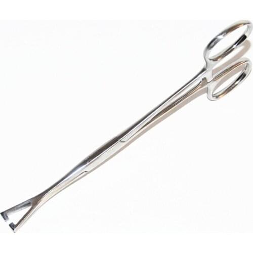 One Stainless Steel Soltted Pennington Forcep Plier For Surgical Body Piercing Kits Tool Supply