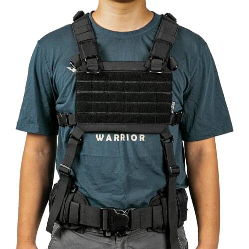 OneTigris Outdoor CS Vest ROC MOLLE Chest Panel Harness Military Equipment Tactical Modular Chest Kit Platform