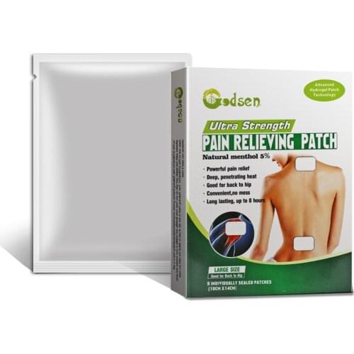 5 boxes=25pcs/lot Knee Pain Relieve Plaster Pain Relief Adhesive Patch Comfort Gel Cooling Pain Sticker