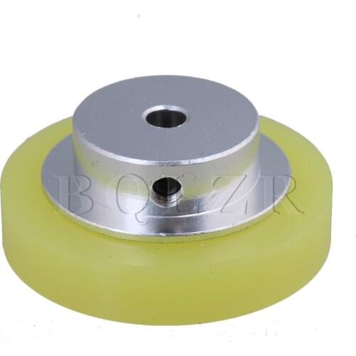 BQLZR 50x6mm Industrial Aluminum Silicone Measuring Rotary Encoder Meter Wheel