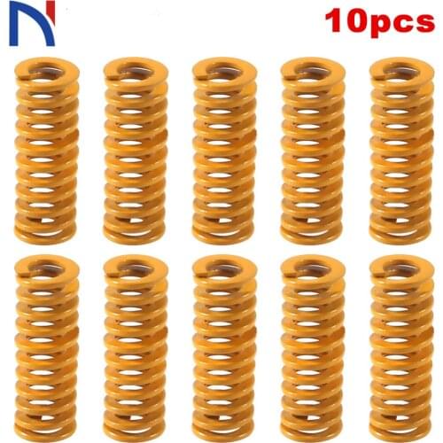 10Pcs 3D Printer spring Motherboard Compression Springs OD 10mm 25mm for Creality CR-10 10S S4 Ender 3 Heatbed Springs Bottom