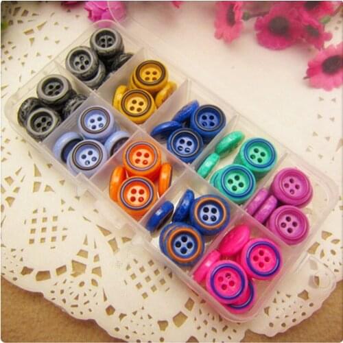 YJHSMY 9 Style 50pcs/Lot 15mm high quality Resin buttons wholesale Childrens clothes button accessories handmade art,WLF54