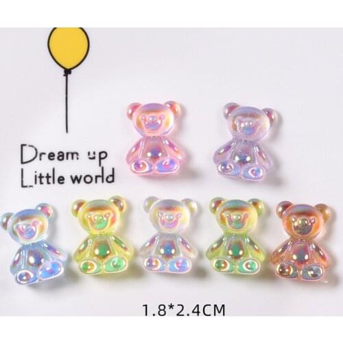 Spot Resin Electroplating AB Glue Transparent Bear Jewelry Accessories DIY Handmade Cream Glue Epoxy Mobile Phone Shell Patch