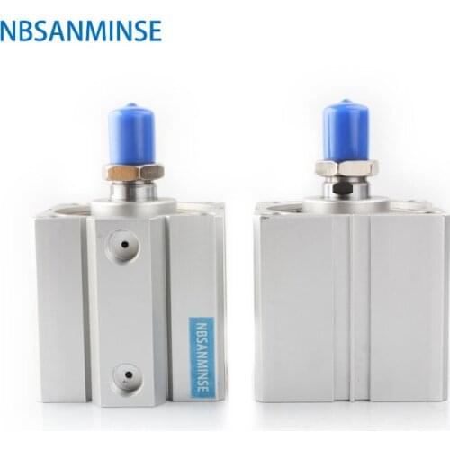 SDA 63mm Bore With Magnet Compact Cylinder AirTAC Type Double Acting Cylinder Pneumatic Parts Machine NBSANMINSE