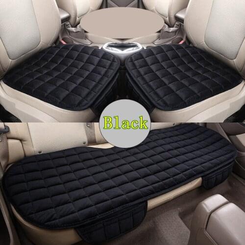 Warm Car Seat Cover Cushion Winter Universal Front Velvet Comfortable Chair Pad For car