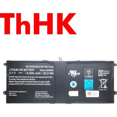 ThHK Genuine Original SGPBP04 SGPBP03 Laptop Battery Batteries For SONY Xperia Tablet S PCG-C1 PCG-C1R PCG-C1S PCG-C1X Notebook