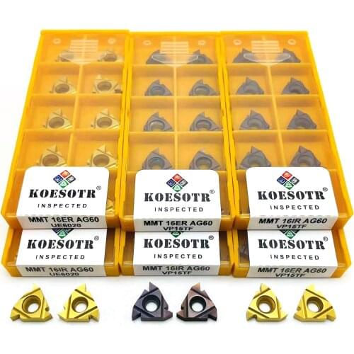 MMT16ER AG55 AG60 MMT16IR AG55 AG60 Carbide Blade CNC Lathe Milling Cutter Turning Blade Machine Tool Attachment 16ER 16IR