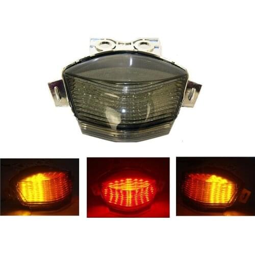Waase For Kawasaki Ninja 650R EX650 ER6N ER6F ER 6N 6F 2006 2007 2008 Tail Light Brake Turn Signals Integrated LED Light