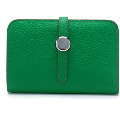 Genuine Leather Short Womens Wallets and Purses Luxury Designer Coin Card Holder Ladies Money Bags Fashion Clutch Cash Pocket