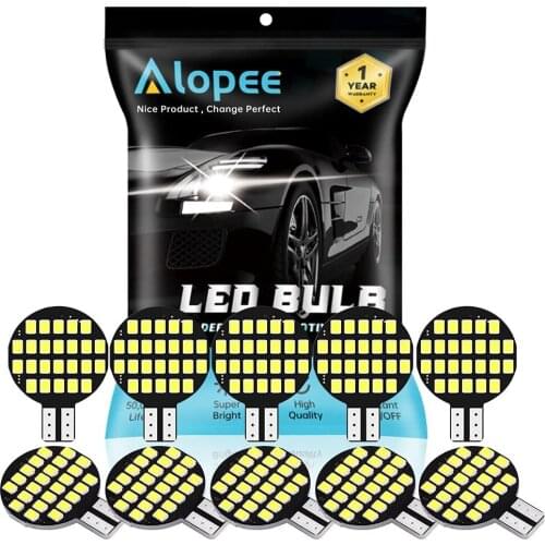 10-Pack 921 194 T10 24 SMD Canbus White LED Bulb Boat RV Trailer Camper Motorhome Ceiling Dome Interior MAPE Light 12V-24V DC/AC