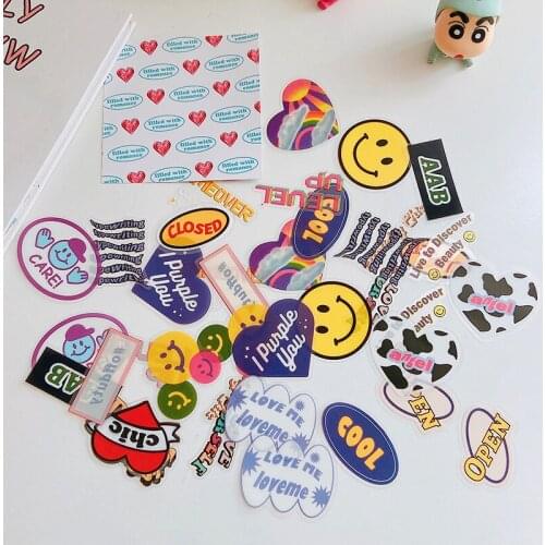 40 Pcs/Pack Retro Bear Girls' House Cute Stickers Decor Scrapbooking DIY Material Album Diary Stationery Sticker