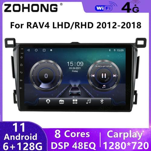 DSP 8Core 4G Head Unit For Toyota RAV4 2012-2018 RAV 4 GPS Car Radio Multimedia Video Player Android Navigation Autoradio Stereo
