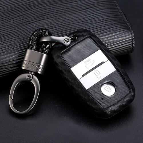 Auto Smart Key Fob Case Cover Keychain Fit For KIA Sportage Sorento Sedona Optima Carnival Accessories 3 Button