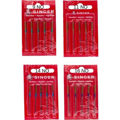 Ev Tipi Makinelere Uygun Dikiş Makinesi Iğne Seti ( 9, 11, 14 Ve 16 No)