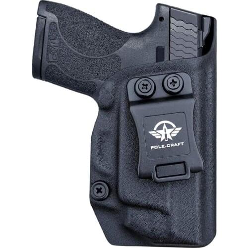 Kydex IWB Gun Holster For Smith & Wesson M&P Shield 9mm 40 M2.0 S&W With Integrated CT Laser - Inside Waistband Carry Concealed