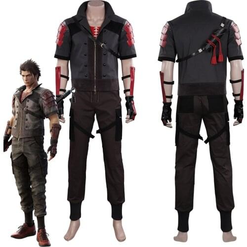 Final Fantasy VII Remake Cosplay Sonon Kusakabe Shirt Coat Pants Uniform Suit Halloween Carnival Outfits
