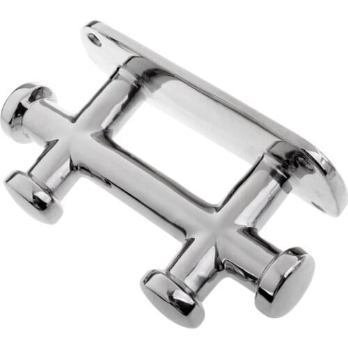 Premium Strong 316 Stainless Steel Boat Double Bollard Post Sailing Marine Yacht Deck Dock Rope Fasten Cleat