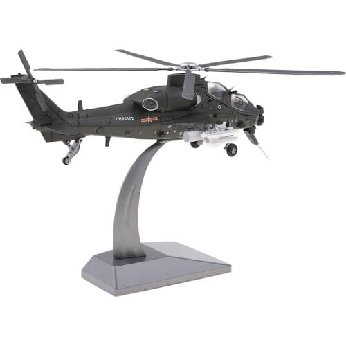 1:54 Scale Alloy Straight 10 Armed Helicopter Model Military Diecast Plane Model Toys Kids Decoration