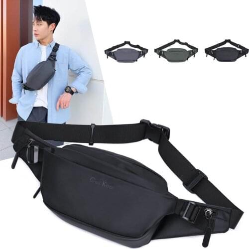 Multi-Function Chest Bags Men Streetwear Waist Bag Nylon Messenger Bag Satchel Travel Belt Purse Phone Pouch Boy Crossbody Pouch