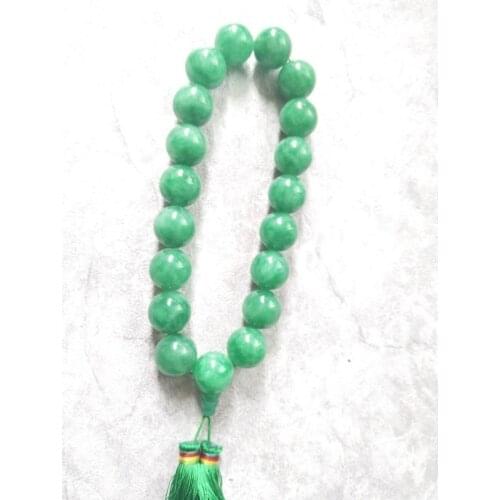 Genuine Natural Xinjiang Hetian jade beads hand string Gobi jade yellow dragon jade beads bracelet