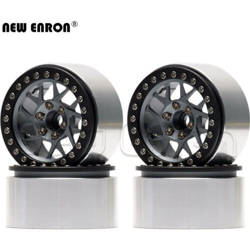 NEW ENRON Alloy 2.2" 64*51*35mm Beadlock Wheels Hub Rim for 1/10 RC Crawler Axial SCX10 SCX10 II 90046 90053 RR10 TRX-4 YETI KM2