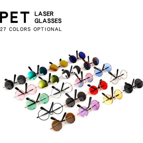 Pet Supplies Cat Glasses Cute Round Pet Glasses Photo Props Reflection Small Dog Sunglasses Pet Accessories Pet Sunglasses