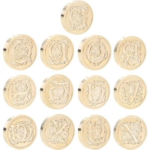 Retro Letter Wax Seal Head Replace Copper Head for DIY Scrapbooking Stamps Craft Wedding Decorative Sealing Stamp Gift