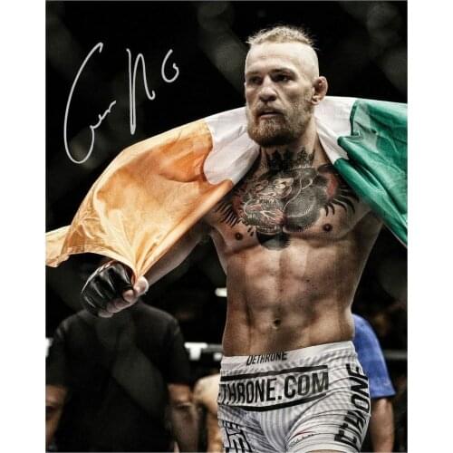 CONOR MCGREGOR SIGNED Art Film Print Silk Poster Home Wall Decor 24x36inch