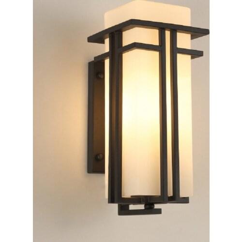 Modern minimalist outdoor corridor waterproof retro courtyard outdoor single head wall doorpost balcony hotel wall lamp LX102207