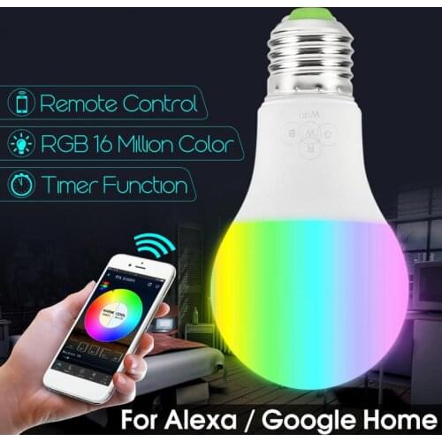 Sunrise Wake-Up Wifi Lights LED Bulb Lights 4.5W 40W Common Light Bulb Lampada Colorful Lamp With IR Remote Control Led Bulb