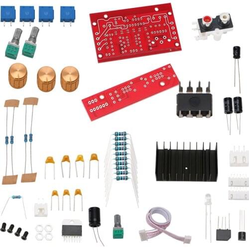 TDA7377 Power Amplifier 2.1 DIY kit 3 Channel Sound Audio AMP Board 12-18V DC