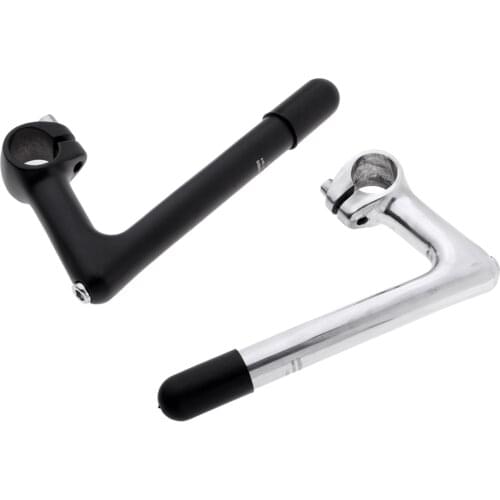 Bicycle Quill Stem, Aluminum Alloy Bike Handlebar Clamp 1 inch for Fixed Gear/Road/Retro Bicycles