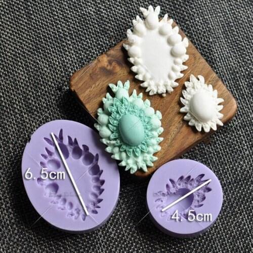 Jewelry brooch Modelling soap mold silicone cake mold fondant mold soap