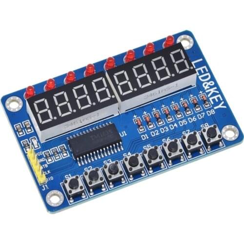1PCS TM1638 8-Digit Button Digital Tube LED Display Module