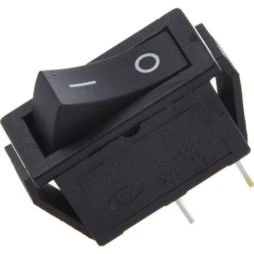 2pcs x ON-OFF 2 Position SPST 2 Pin Snap in Rocker Switch 16A/250V 20A/125V AC