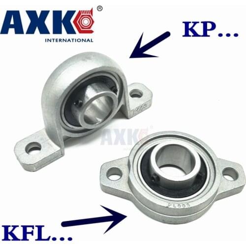2019 4pcs Kp08 Kfl08 Kfl000 Kp Bearing Insert Shaft Support Spherical Roller Zinc Alloy Mounted Bearings Pillow Block Housing