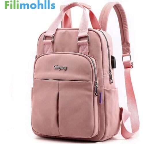 2020 VIP Fashion Multi-pocket Ladies Backpacks Large Capacity Women Backpacks Famous Brand School Bag For Teeanger Girls S2047