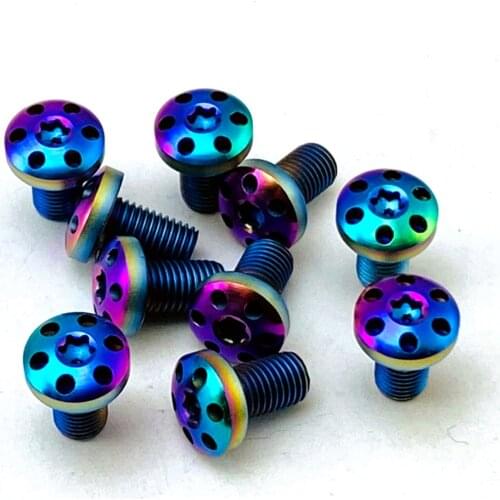 4 Pieces Tactical Customization 1911 Grips Screw Stainless Steel CNC Numerical Control Production Color T8 Torx Screw 1911 Screw