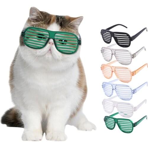 Pet Dogs Accessories Lovely Shutter Glasses For Pet Kitten Puppy Decoration Dogs Cats Sunglasses For Photos Props Accessories