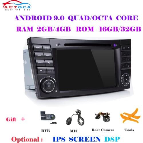 IPS DSP 4G 64G Android 10.02 Din Car DVD Player For Mercedes Benz E-class W211 E200 E220 E300 E350 E240 E270 E280 CLS CLASS W219