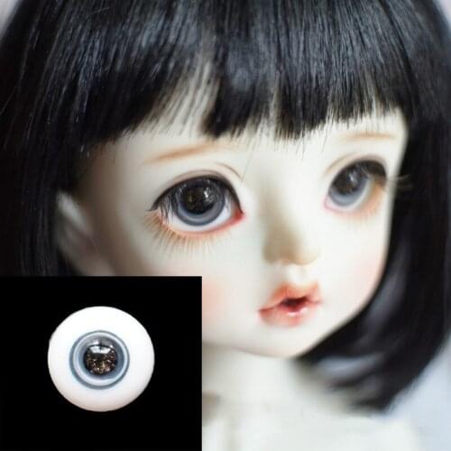 BJD doll eyeballs suitable for 1-3 1-4 1-6 size gray real-life flash pupil eyeballs doll accessories
