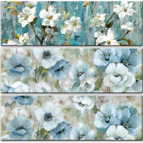 Large Watercolor white flowers 5d diy Diamond painting mosaic Diamond Embroidery full round square drill rhinestones painting