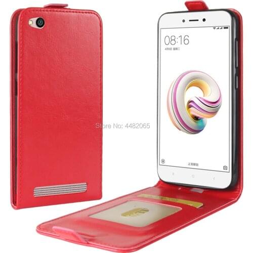 Phone bag for Xiaomi Redmi 5A Case Cover Luxury Shield Vertical Flip Wallet Phone Bag Case for Xiaomi Redmi 5A 5.0 inch Guard