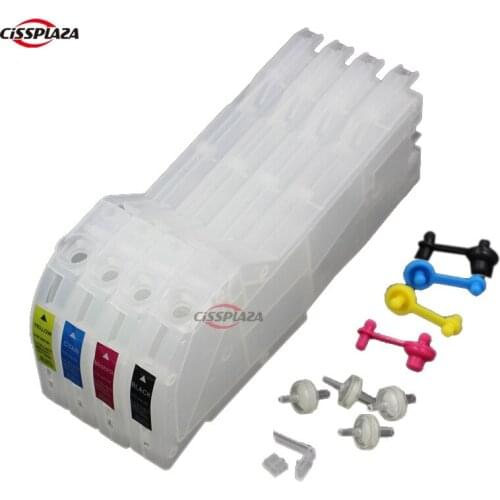 CISSPLAZA LC51/LC57/LC37 Refillable ink Cartridge compatible for MFC-5860CN Fax-1300 1355 1360 1460 1560 1860C 1960C 2480C 2580C