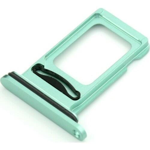 For Apple iPhone 11 Silver/Grey/Red/Yellow/Green/Purple Color Dual SIM Card Tray Holder