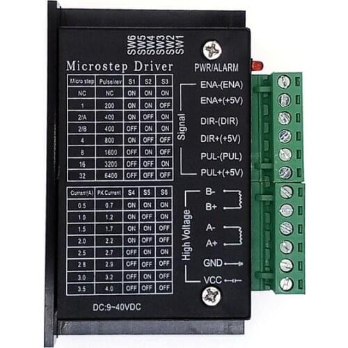 FREE SHIPPING 42/57/86 stepper motor driver TB6600 32 segment 4.0A 42VDC