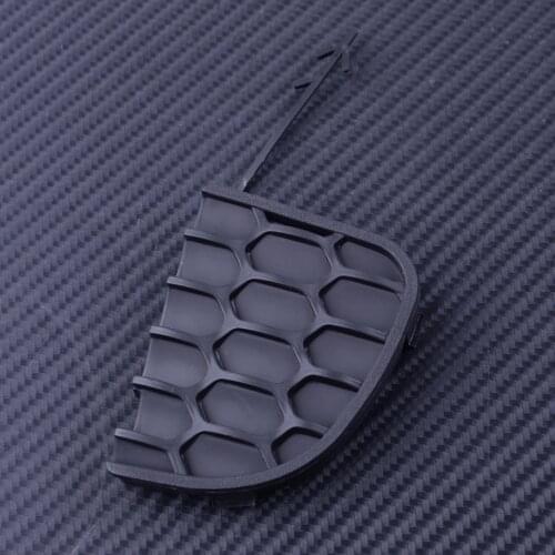 DWCX Black Plastic Rear Bumper Tow Hook Eye Cover Cap Flap Fit For Jeep Renegade 2015 2016 2017 2018